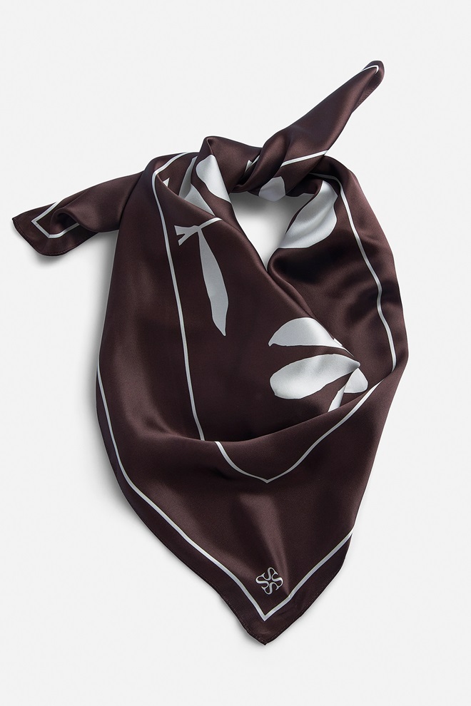Tine silk scarf