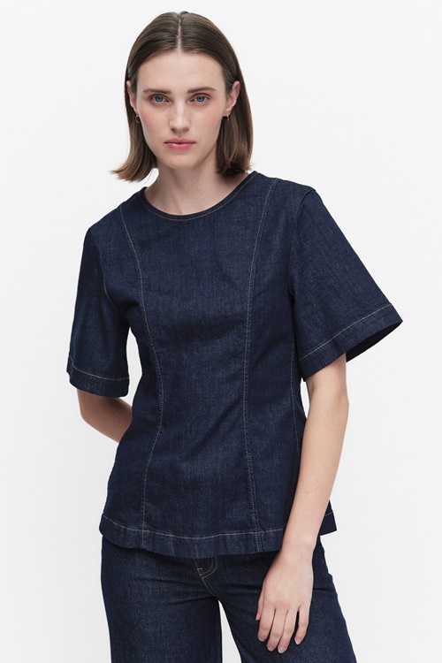 Stockh lm Studio Belira Blouse Rinse Wash Dam M MQ Marqet