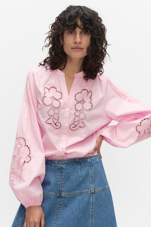 Dobber Carly Blouse Pink Dam XS MQ Marqet