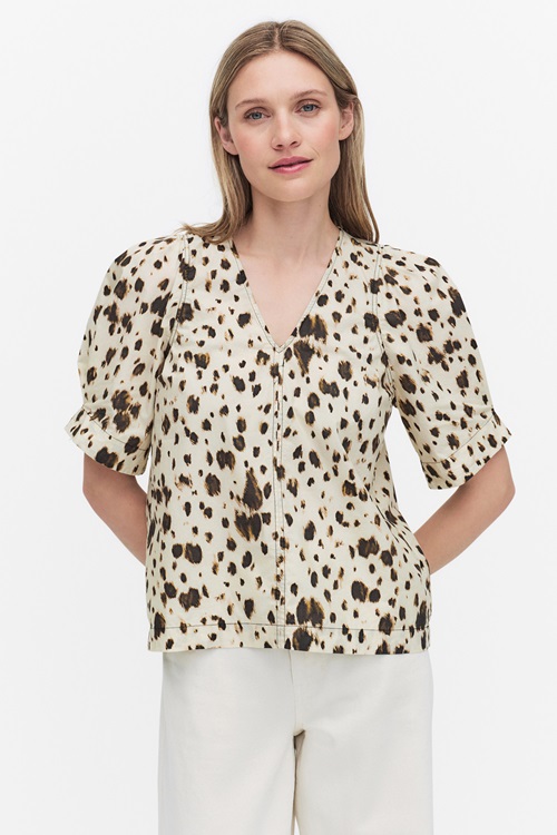 Second Female Leoni Blouse Blusar White Alyssum Dam XS MQ Marqet