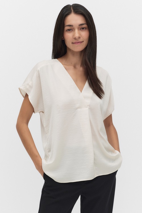 InWear Rinda – kortärmad blus med v-ringning