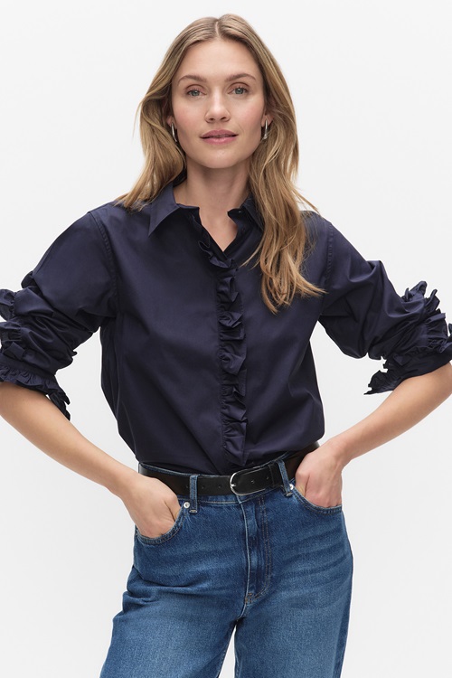 Stockh lm Aurelia Shirt Skjortor Blue Dam XS MQ Marqet 2