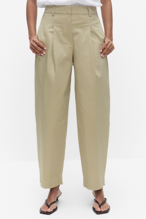 Stockh lm Elma Trousers Chinos Beige Dam 34 MQ Marqet