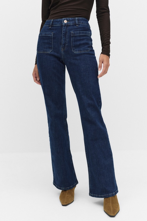 Dobber Lulu Denim Trousers Bootcut & Flared Jeans Dam 34 MQ Marqet 1