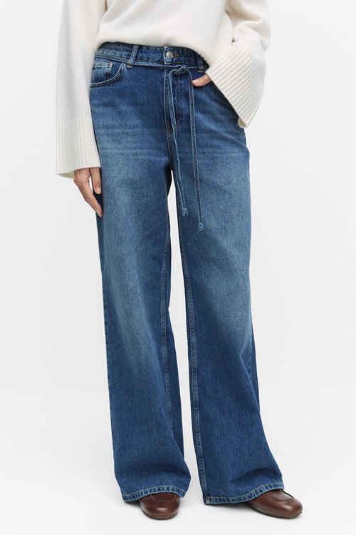 Stockholm Studio Joyce jeans med hög midja och vida ben