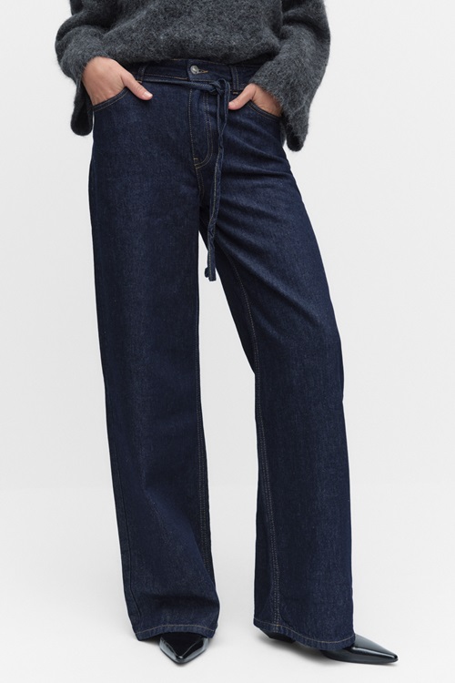 Stockh lm Studio Hali raka jeans i mörk rinse – dam