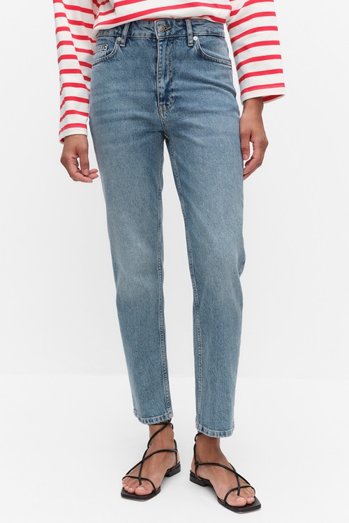 Stockh lm Laura Denim Trousers Straight Jeans Light Blue Wash Dam 34 MQ Marqet 2