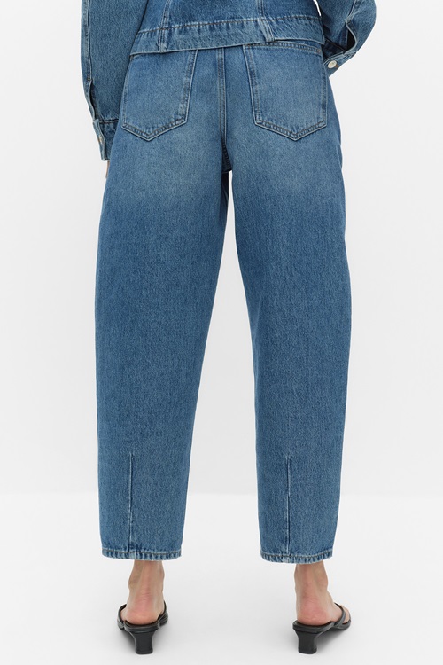 Stockh lm Studio Regina denim trousers mid waist jeans dam – bild 2