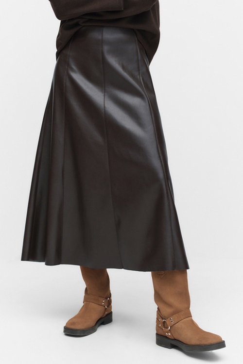 Dobber Dinara Skirt Midikjol Black Dam XS MQ Marqet 1