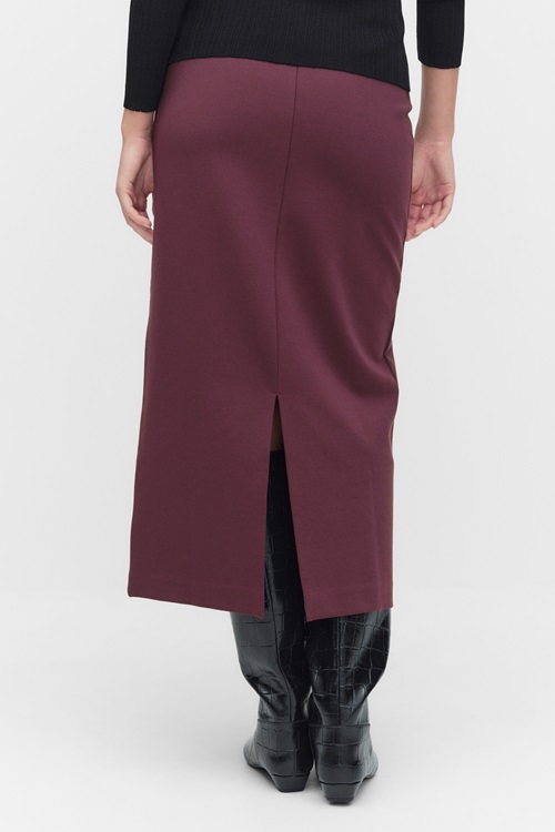 Stockh lm Studio Hannah Jersey Skirt Midikjol Black Dam XS MQ Marqet 2