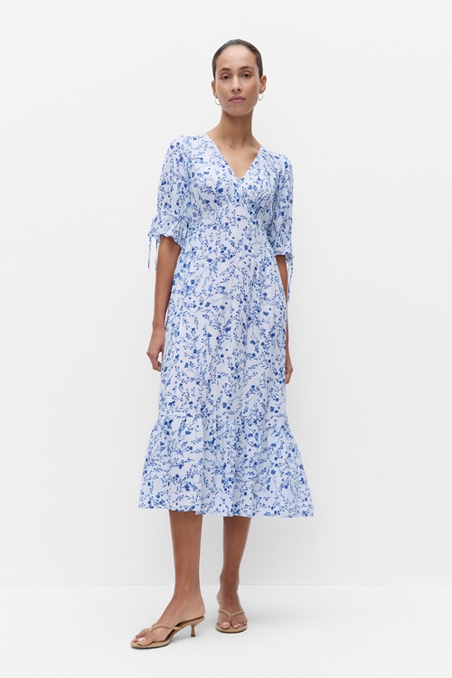 Dobber Jardine Dress Midiklänning Flower Print Dam XS MQ Marqet 2