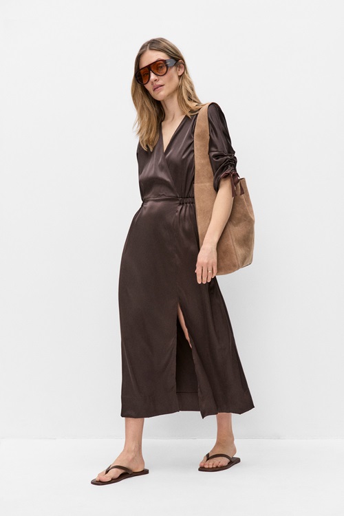 Inwear Lakeiw Wrap Dress Midiklänning Dam 34 MQ Marqet 1