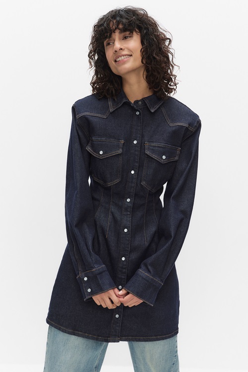 Gestuz Gzmae skjortklänning i denim