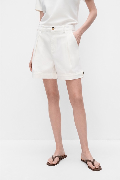 InWear Ellyiw vita jeansshorts för dam