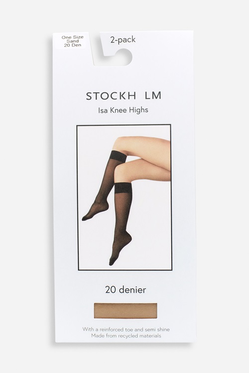 Stockholm Isa knästrumpor 20 den 2-pack – dam, sand