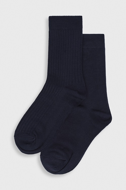 Stockh lm Lova strumpor i modal 2-pack mörkblå för dam