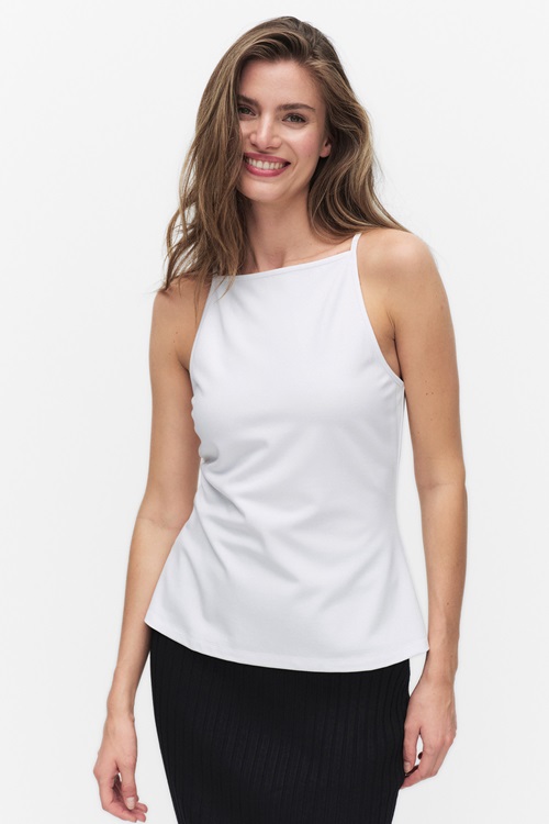 Stockh lm Studio Arrow Top Linne White Dam XS MQ Marqet