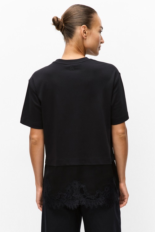 SECOND FEMALE Vaccara lace tee t-shirts dam – bild 2