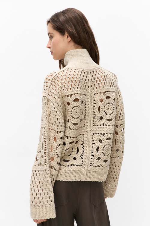 SECOND FEMALE Crosette knit card koftor & cardigans dam – bild 2