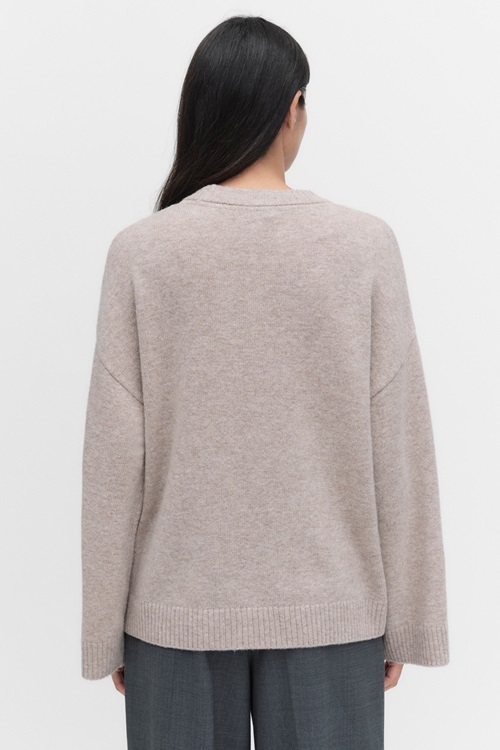 Stockh lm Studio Aria Knitted Sweater Stickade Tröjor Brown Dam S MQ Marqet 2