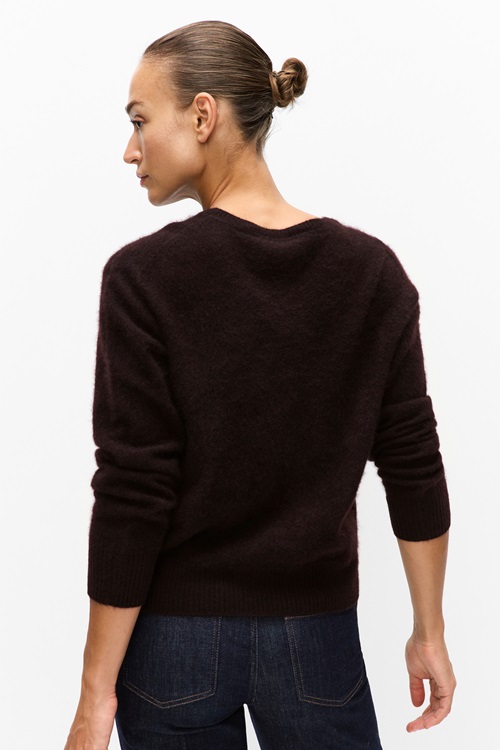Stockh lm Bianca R-neck sweater stickade tröjor dam – bild 2