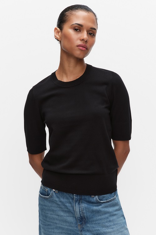 InWear Miko stickad topp i mjuk viskosmix