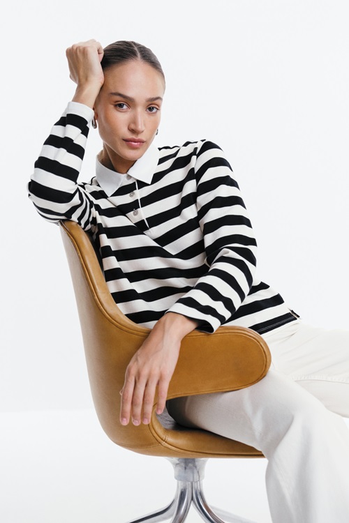 Stockh lm Valentina Top Sweatshirts & Hoodies Stripe Pink Dam XS MQ Marqet 1