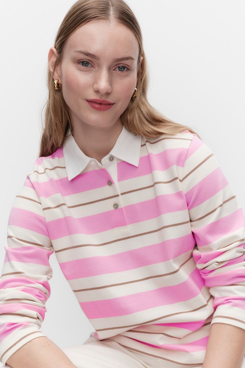 Stockh lm Valentina Top Sweatshirts & Hoodies Stripe Pink Dam XS MQ Marqet 2