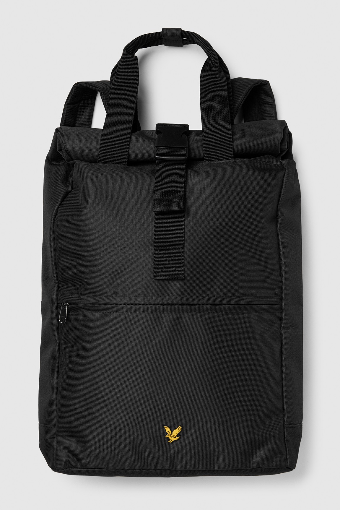 Lyle & Scott Roll Top Backpack 572 True Black MQ Marqet