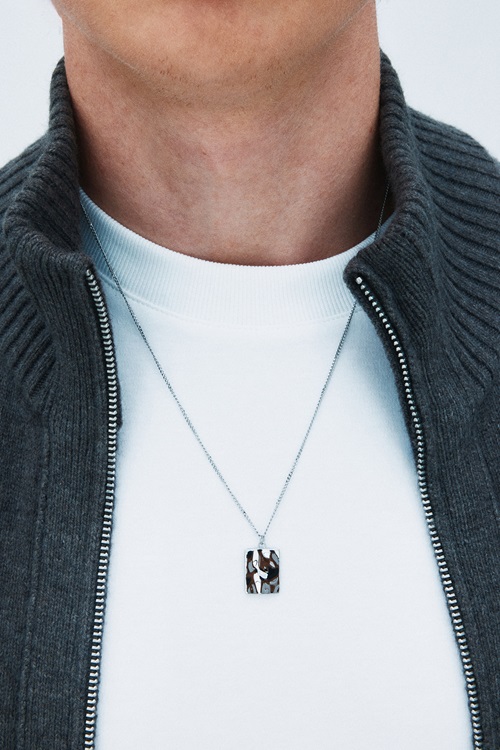 Edblad River Necklace Silver halsband dam – bild 3