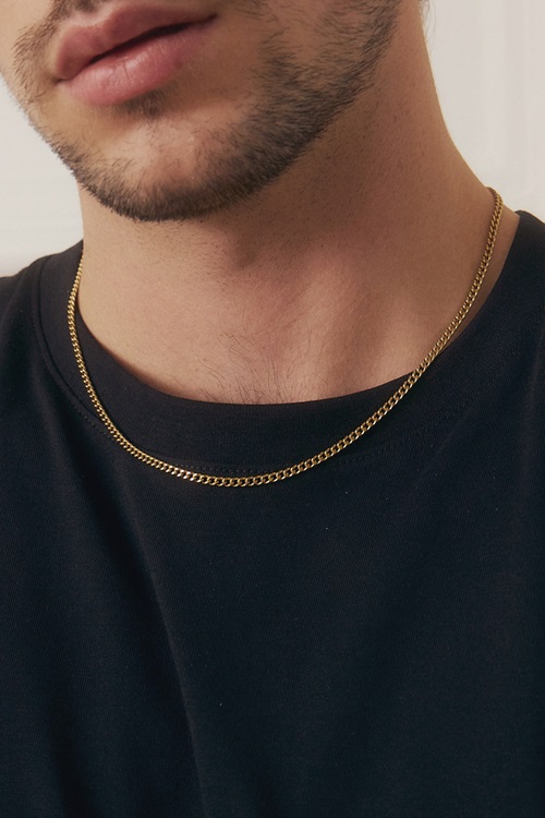 Sam Necklace Gold 3