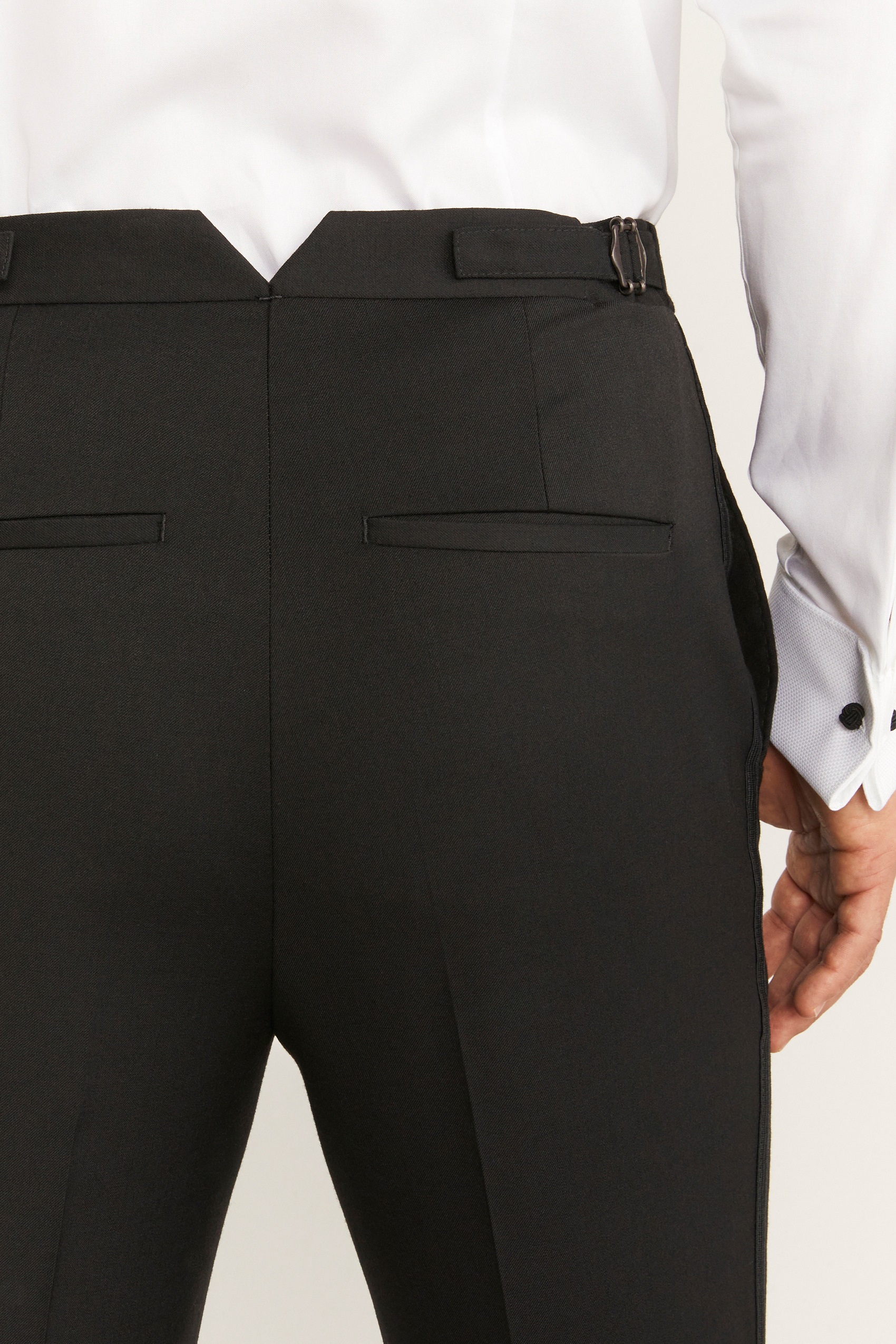 Bläck Black Tie Trousers Black MQ Marqet