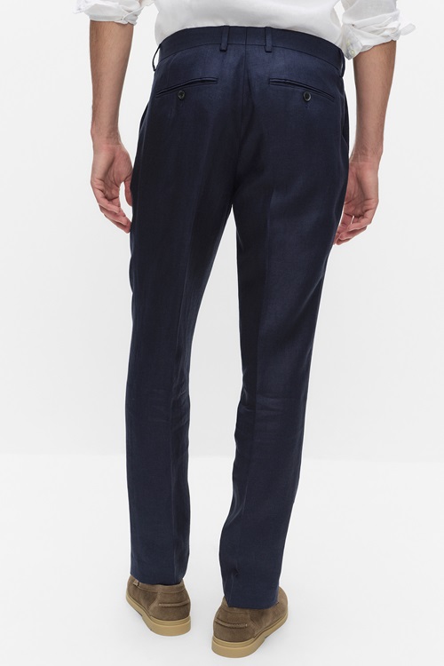 Bläck Nino linen trousers linnebyxor herr – bild 2
