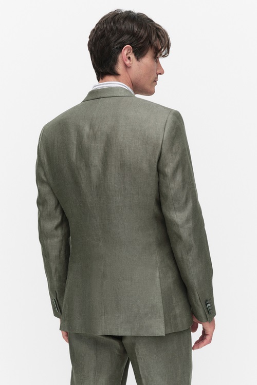 Bläck Nino Linen Blazer Kavajer Beige Melange Herr 46 MQ Marqet 2