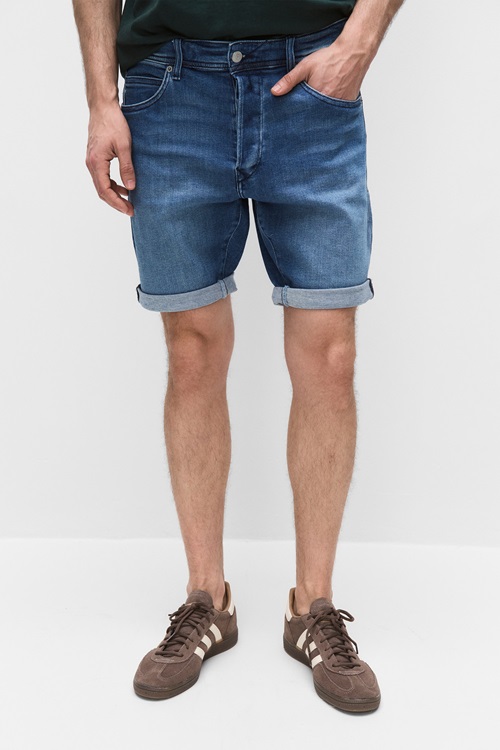 Replay RBJ981 jeansshorts i blå stretchdenim
