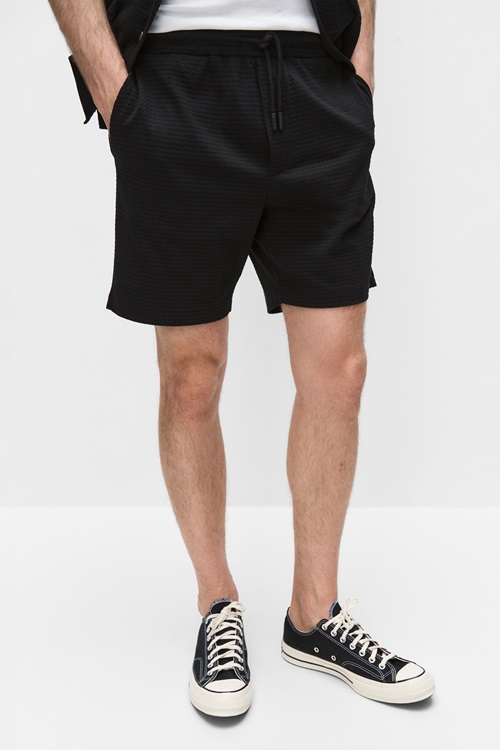 Bläck Cooper sweatshorts i jersey – herr