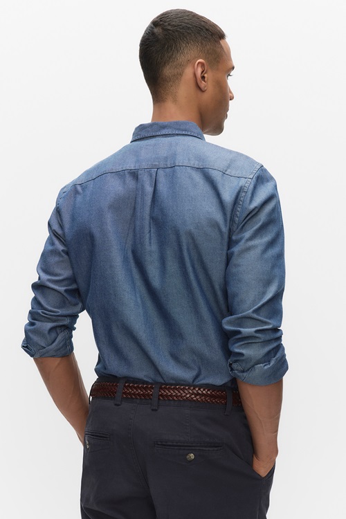 Bondelid Ethan denim shirt skjortor & blusar herr – bild 2