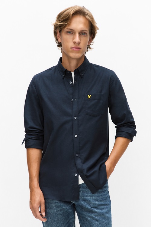 Plain flannel shirt