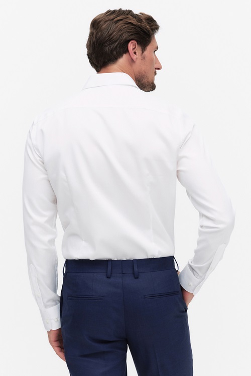 Bläck Leon premium twill shirt kostymskjortor herr – bild 2