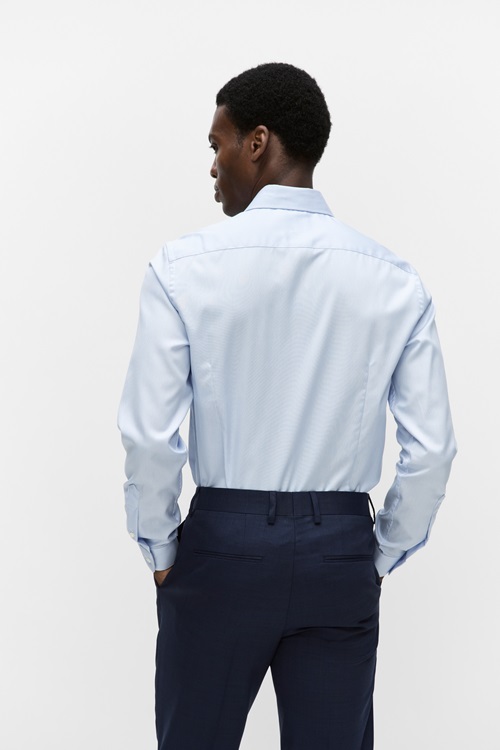Bläck Leon stripe shirt skjortor & blusar herr – bild 2