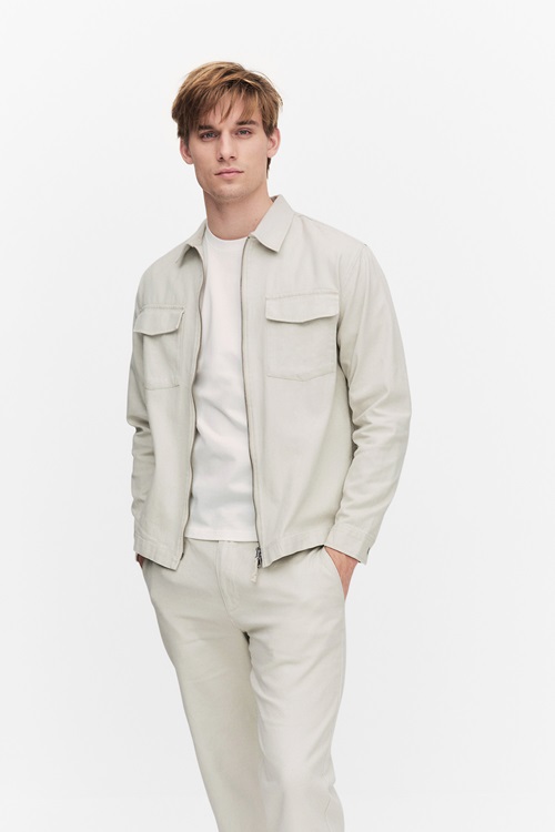 Dobber Edmond overshirt i canvas – herr skjortjacka