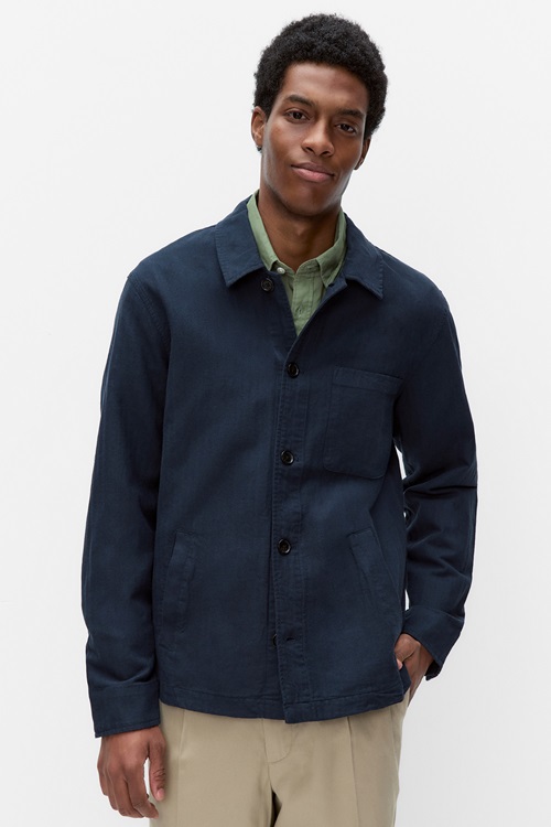 Matinique Original Heritage overshirt i marinblått