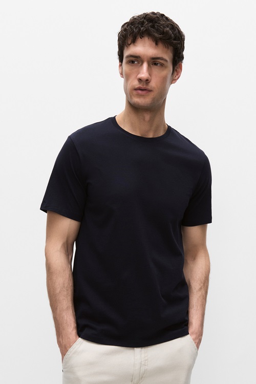 Dobber Aidan – mjuk bas-t-shirt med rundhals
