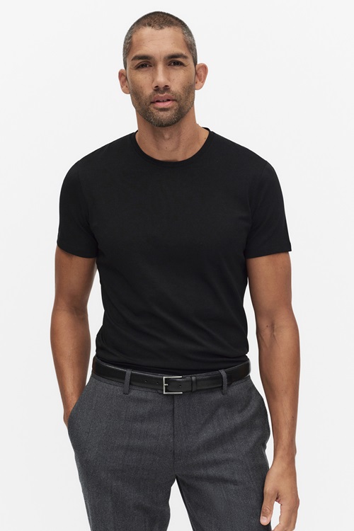 Bläck Core Roundneck T-shirt Herr M MQ Marqet 2