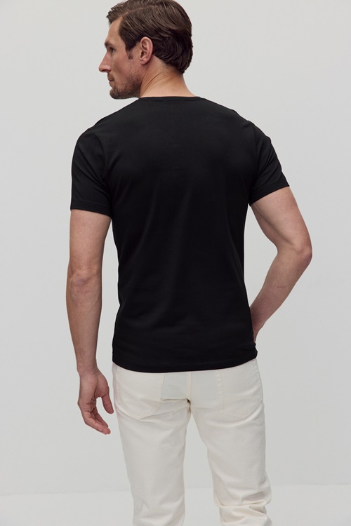 Bläck Core V-neck t-shirts - bas herr – bild 2