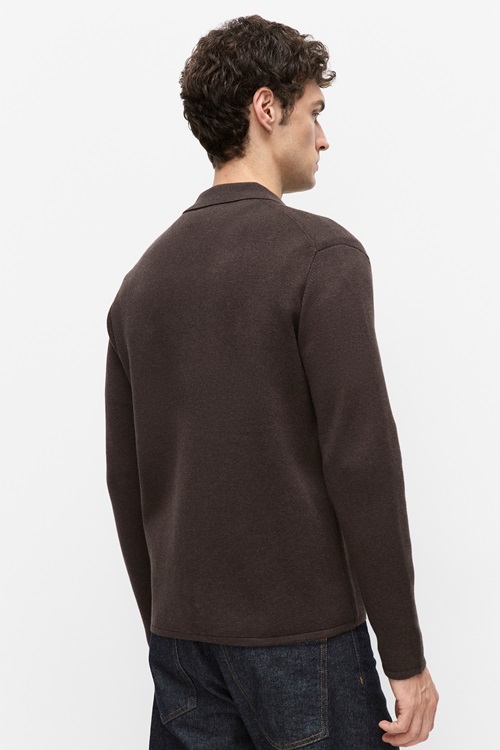 Bläck Alfie knit cardigan herr – bild 2