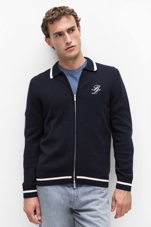 Rufus zip cardigan