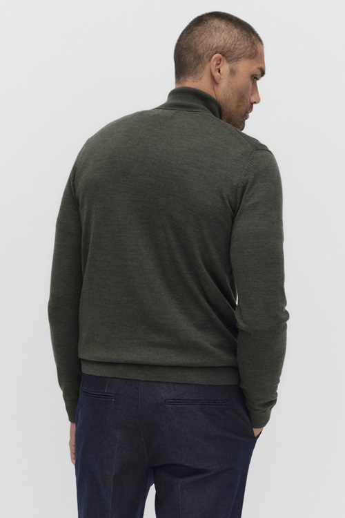 Bläck Ossian merino rollneck tröjor herr – bild 2