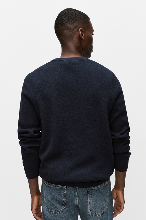 Lyle & Scott Cotton Merino Argyle Jumper stickade tröjor herr – bild 8