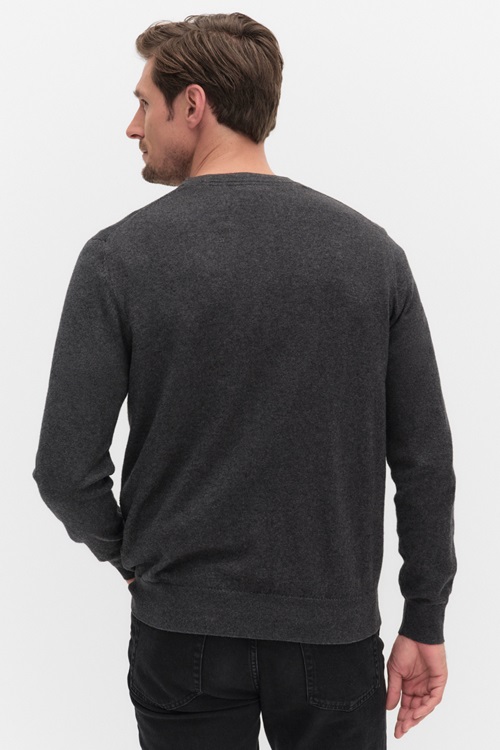 Lyle & Scott Cotton merino jumper stickade tröjor herr – bild 2